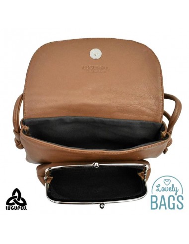 Mini bandolera Lugupell marrón