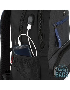 Mochila urbana de pc 15.6 com compartimento duplo Gabol - Fifty 2