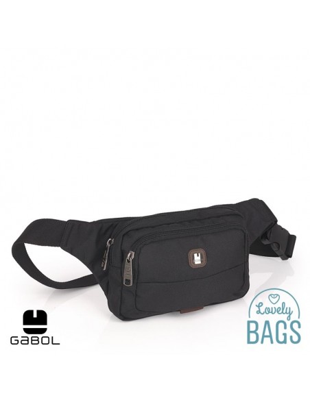 Fanny pack preta básica Gabol - Buddy
