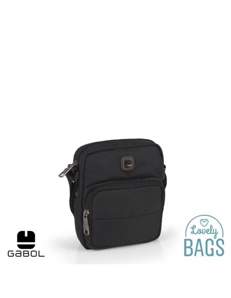 Tiracolo preta pequena à prova de água Gabol - Buddy man