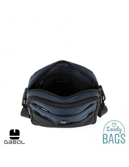 Bandolera doble compartimento Gabol - Nilo man