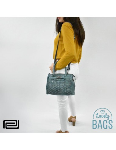 Bolso Maletín Hermes Pradens - verde petróleo