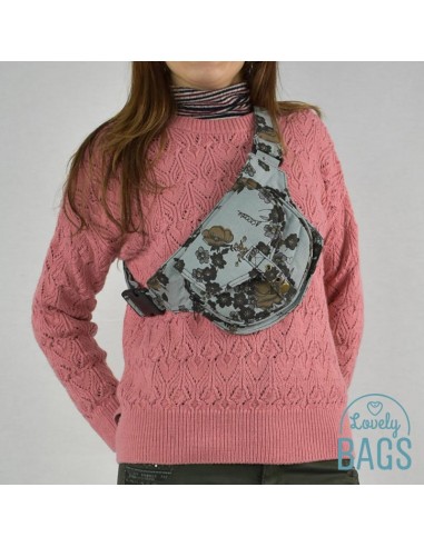 Ronyonera hippie gris de flors - Delhi