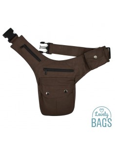 Mala de cintura castanho - Bali