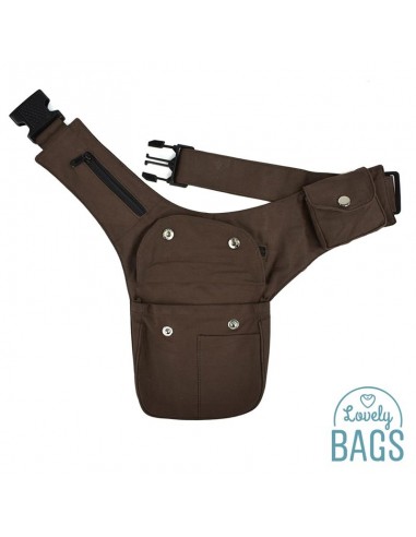 Mala de cintura castanho - Bali