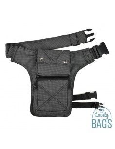 Fanny pack de perna em xadrez - Victor