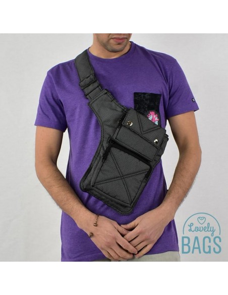 Fanny pack de perna em xadrez - Victor