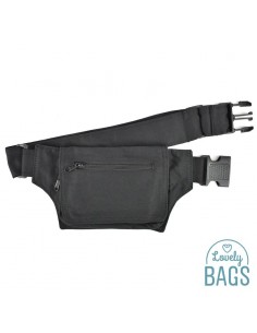 Ronyonera negra amb solapament Pouch