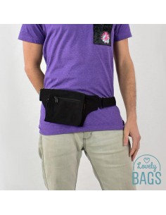 Ronyonera negra petita amb solapa - Pouch 2