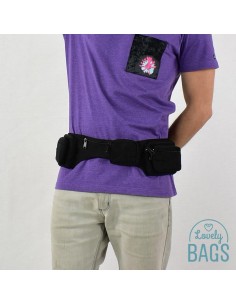 Bolsa cinta preta pequena - Thailand Belt 2