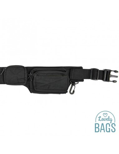 Bolsa cinta preta pequena - Thailand Belt