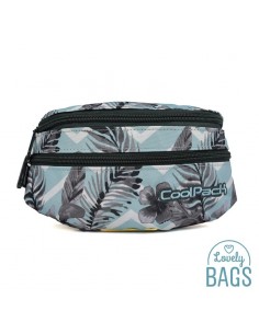Ronyonera esportiva estampat blau Coolpack - Surf palms