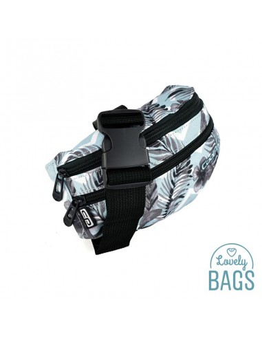 Riñonera deportiva estampado azul Coolpack - Surf palms