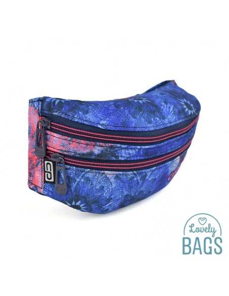 Ronyonera esport blau flors Coolpack - Pink Magnolia