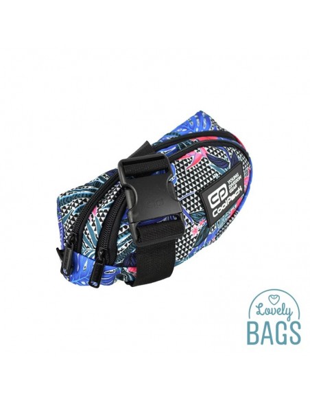 Mala de cintura sport estampado havaiano Coolpack - Aloha Blue