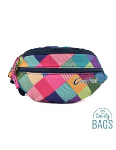 Riñonera deporte estampado rombos Coolpack - Patchwork