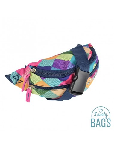 Bum bag estampado de losangulos Coolpack - Patchwork