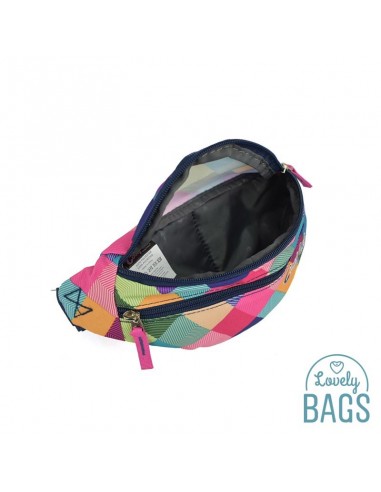 Bum bag estampado de losangulos Coolpack - Patchwork