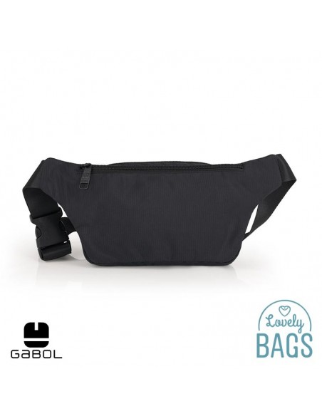 Fanny pack plana preta impermeável - Kendo