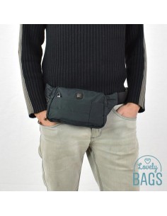 Fanny pack plana preta impermeável - Kendo 2