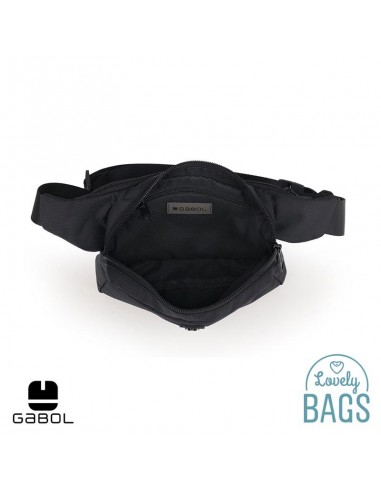 Fanny pack plana preta impermeável - Kendo