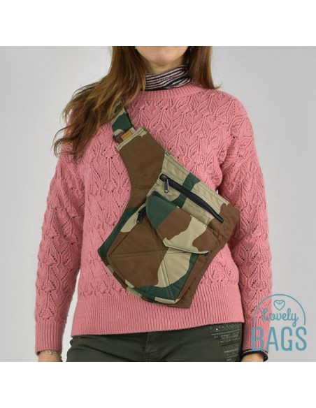 Bolsa de cintura de camuflagem - Stitching