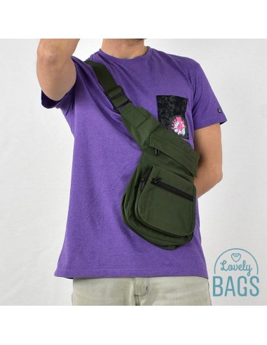 Riñonera lateral verde - Bangkok