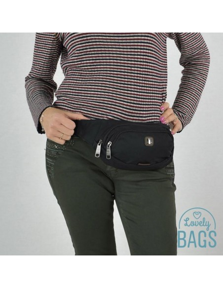 Ronyonera negra impermeable Gabol - Buddy