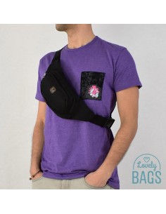 Riñonera negra impermeable Gabol - Buddy 2