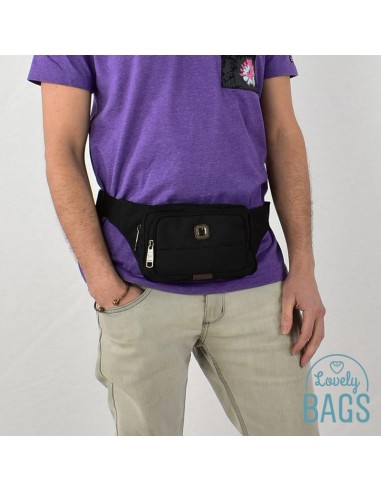 Fanny pack preta básica Gabol - Buddy