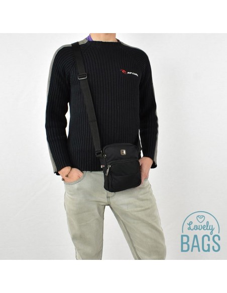 Bandolera negra petita impermeable Gabol - Buddy man