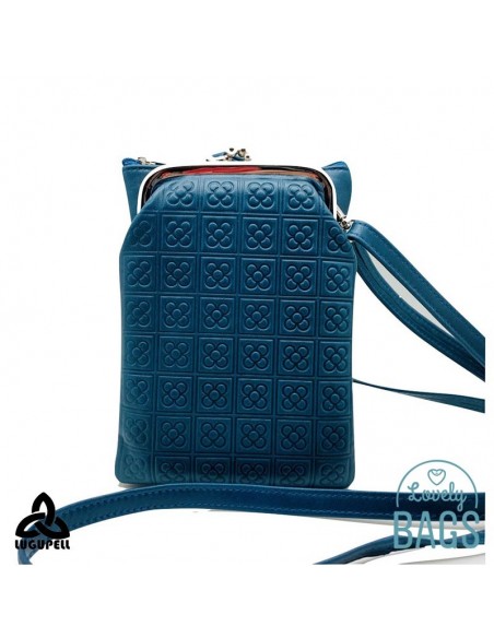 Bolsa de telemóvel azul petroleo Lugupell - Panot