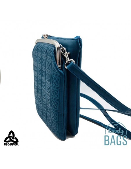 Bolsa de telemóvel azul petroleo Lugupell - Panot