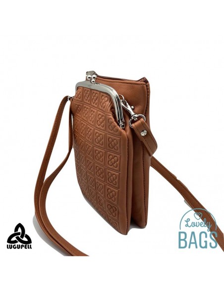 Bandolera cuir per a mòbil Lugupell - Panot