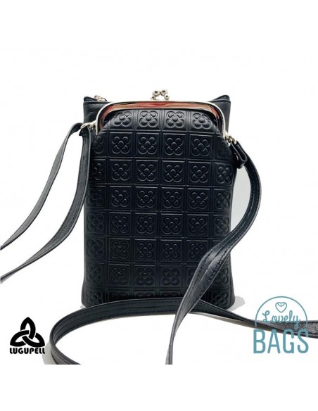 Bolso bandolera negra para móvil Lugupell - Panot