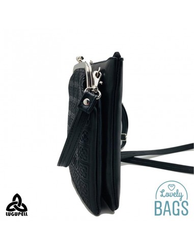 Bolso bandolera negra para móvil Lugupell - Panot