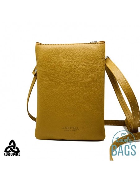 Bandolera mostaza porta móvil Lugupell - Panot
