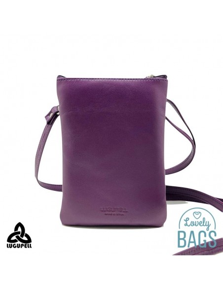 Bolsinha tiracolo lilás para telemóvel Lugupell - Panot