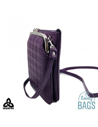 Bandolera lila per mòbil Lugupell - Panot