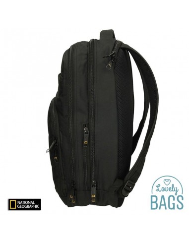 Mochila à prova de água preta grande pc National Geographic - Pro