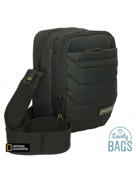 Bandolera impermeable negra pequeña National Geographic - Pro