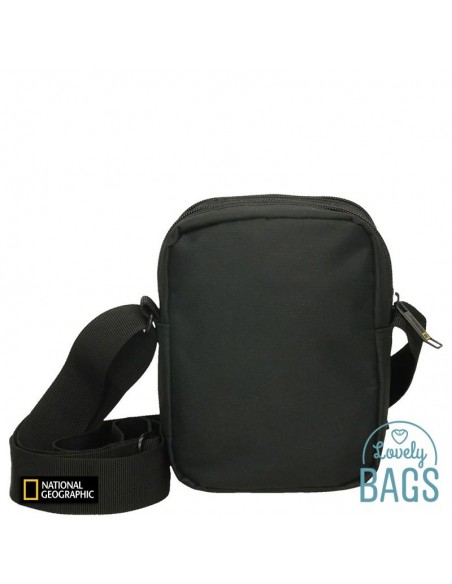 Bandolera impermeable negra petita National Geographic - Pro
