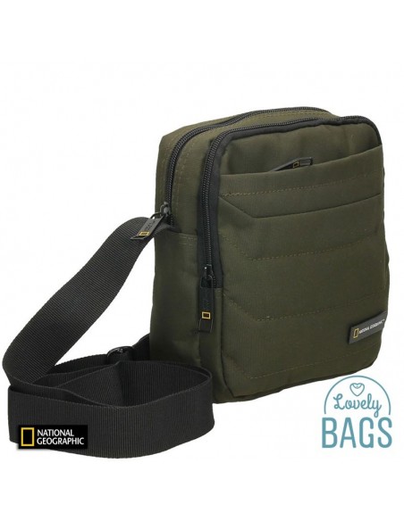 Bandolera impermeable caqui National Geographic - Pro
