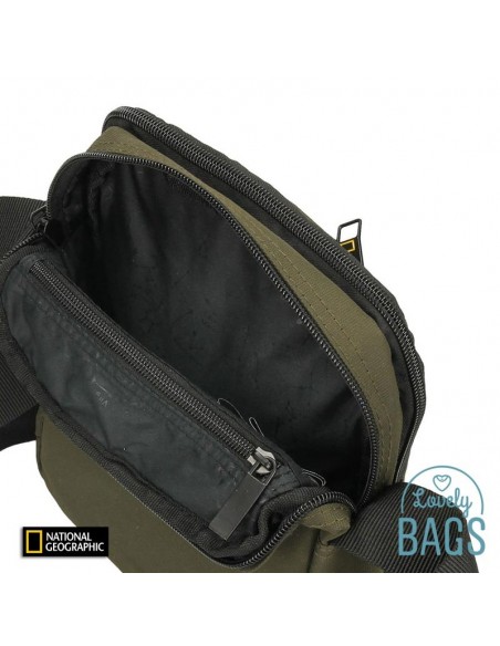 Bandolera impermeable caqui National Geographic - Pro