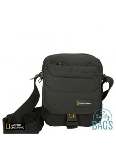 Bandolera impermeable negra amb solapa National Geographic - Pro 2