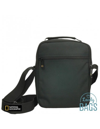 Bandolera negra doble compartiment National Geographic - Pro