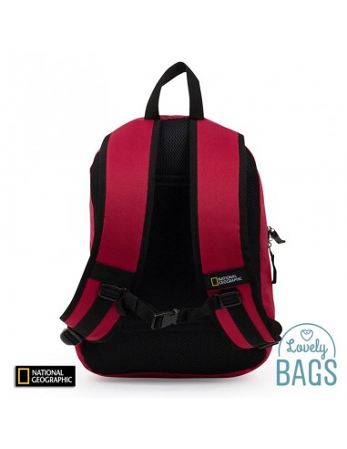 Mochila vermelha com RFID Blocker National Geographic - Globe Trotter
