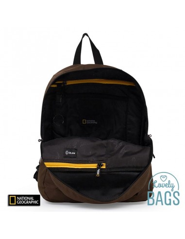 Mochila cáqui com RFID National Geographic - Globe Trotter