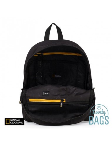 Mochila preta com RFID National Geographic - Globe Trotter