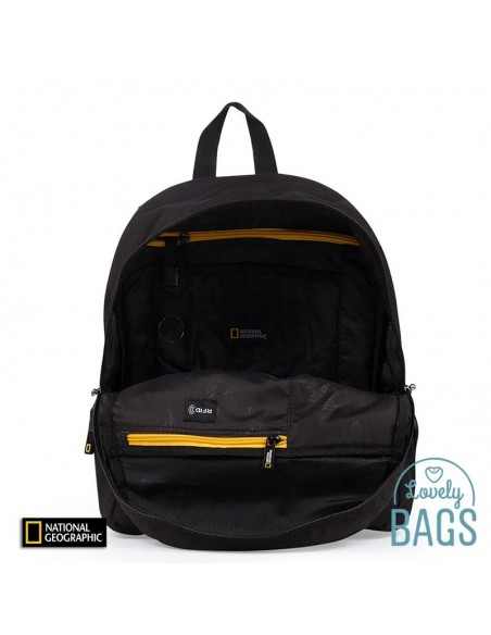 Mochila negra con RFID National Geographic - Globe Trotter